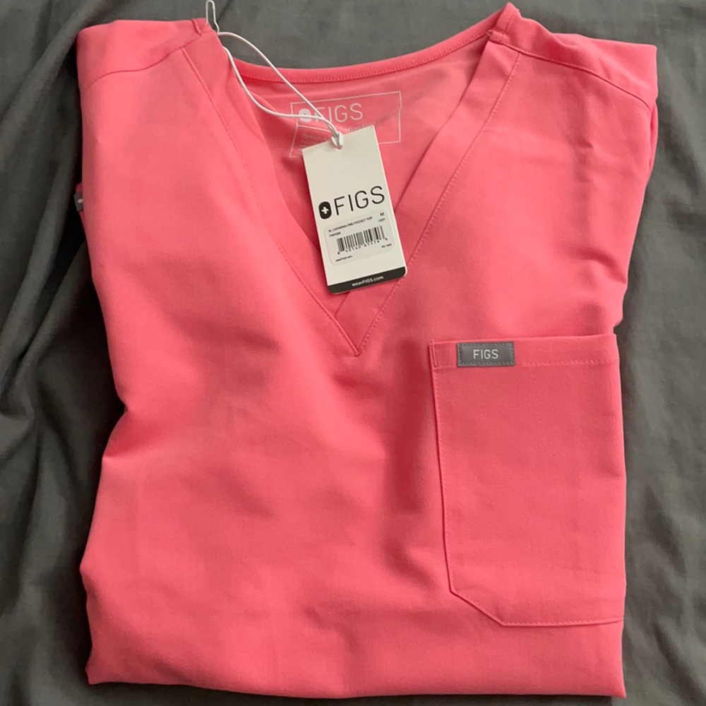 Figs neon pink set